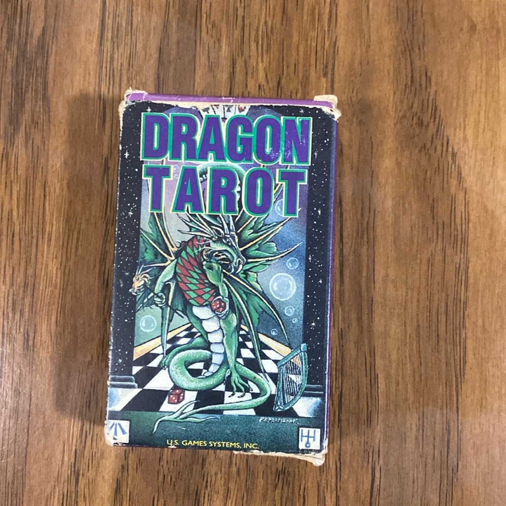 Dragon Tarot Card deck. Hard to find and complete .
